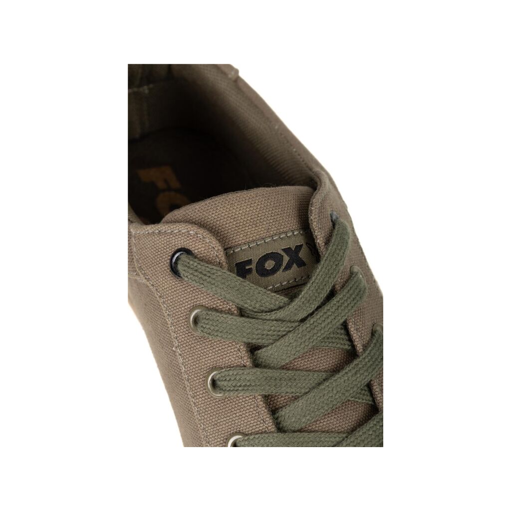 Fox Khaki Canvas Shoe UK/EU 7 / 41 | Schoenen
