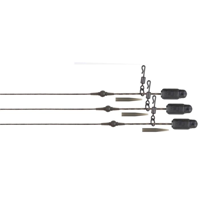 Fox Edges Camo Heli-Clip Rigs 30lb Submerge 3pcs