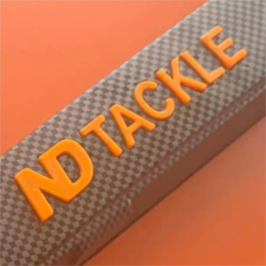 New Direction ND2 Logo / Schriftzug Haltegriff Orange