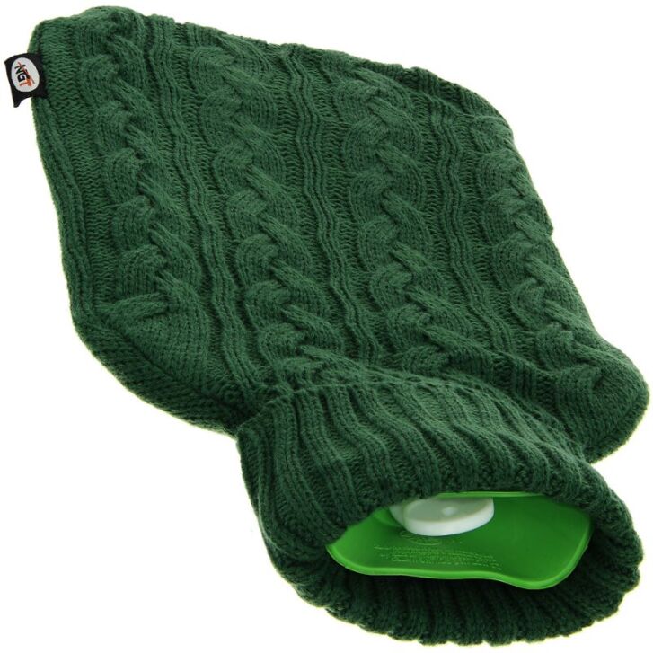 NGT Wärmflasche 2L Oldschool mit Stricktasche