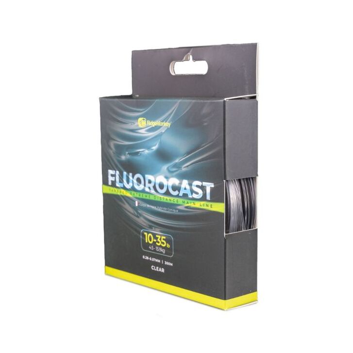 RidgeMonkey FluoroCast Tapered Extreme Distance Mainline 10-35lb 0.28-0.57mm 300m Clear