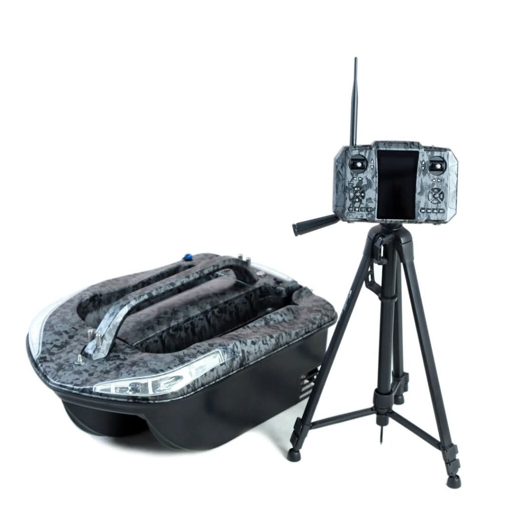 BaitStar Pro AllinOne Pulse Red Sonar Futterboot Carbon
