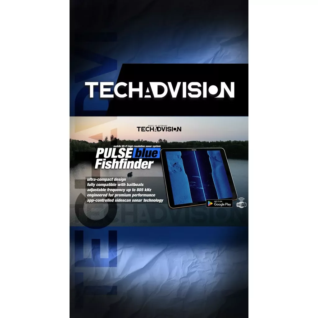 BaitStar Pro All-in-One – Pulse Blue Edition Side + Downscan Carbon