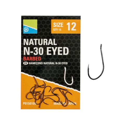Preston Natural N-30 Eyed - Size 12