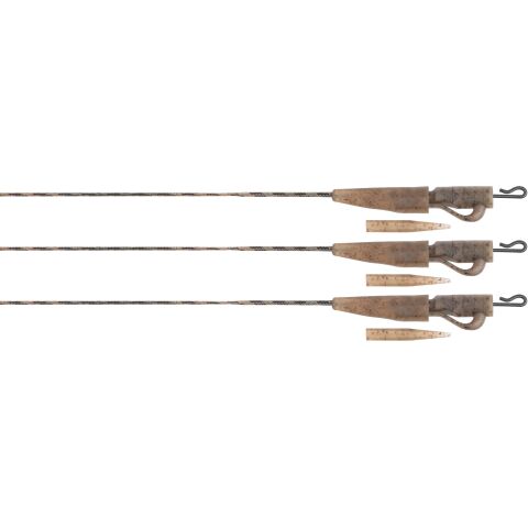 Fox Edges Naturals Submerge Lead Clip Leaders 30lb 3pcs
