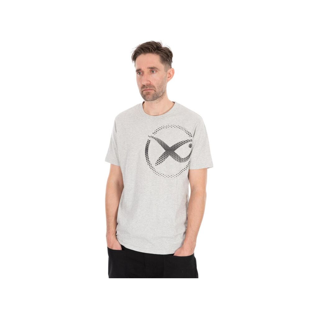 Matrix Large Mesh Logo T-Shirt - Grey XXXL