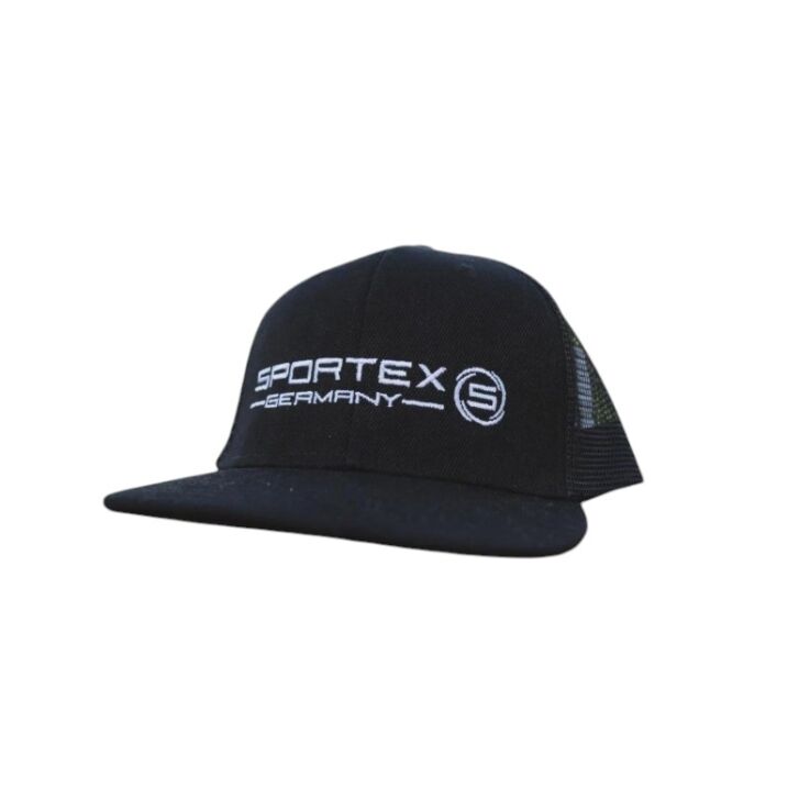 Sportex Black Snap Cap Mesh