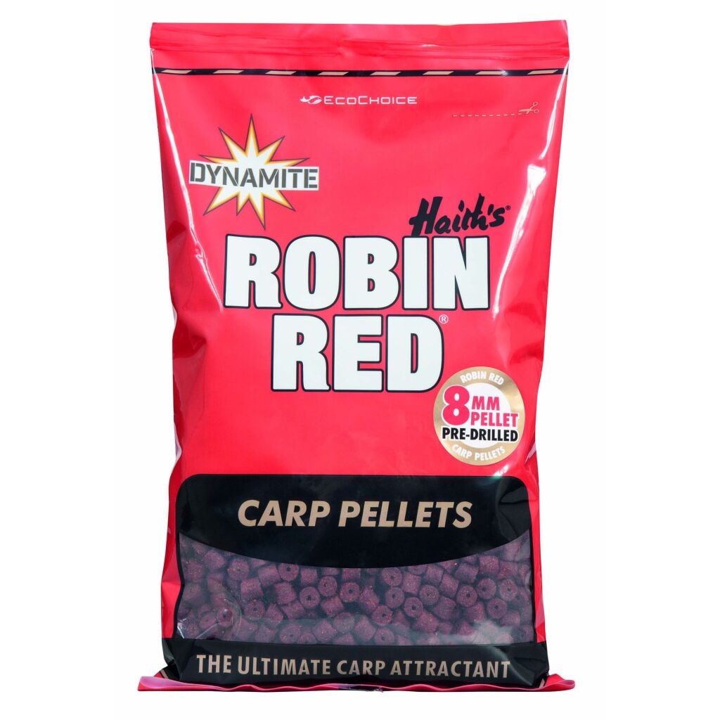 DYNAMITE BAITS Robin Red Carp Pellets 8mm 900g