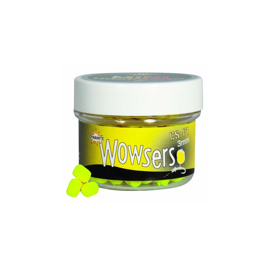 DYNAMITE BAITS Wowsers yellow es-f1 3mm | Feeder & Match Futter | Hook-Baits