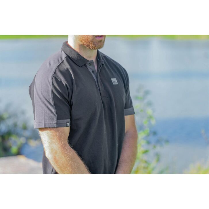 Preston Core Collection Polo Black - XL