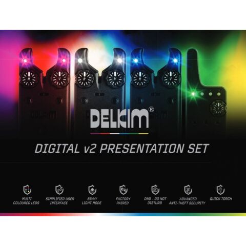 Delkim Digital v2 Presentation Set - (RGB LEDs) - 2 Rod Set