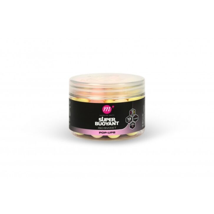 Mainline ISO Sweet Super Buoyant Pop-Ups - 13mm - Pink,Yellow,White