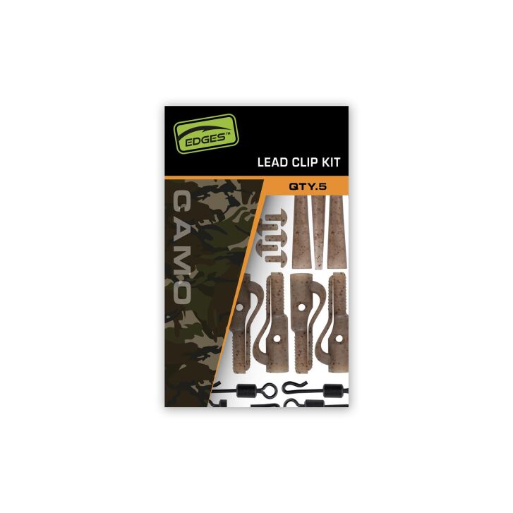 Fox Edges Camo Lead Cip Kit 5pcs