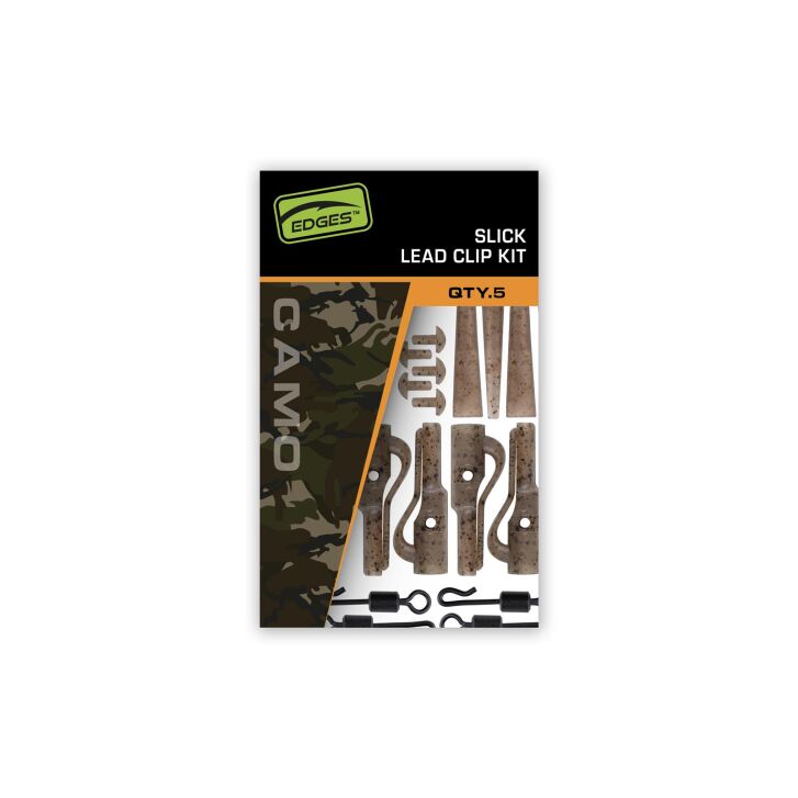 Fox Edges Camo Slik Lead Clip Kit 5pcs