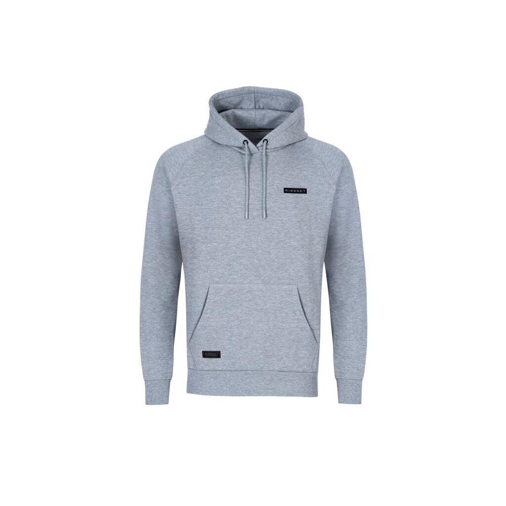 Korda Mindset Patch Hoodie | Heather Grey