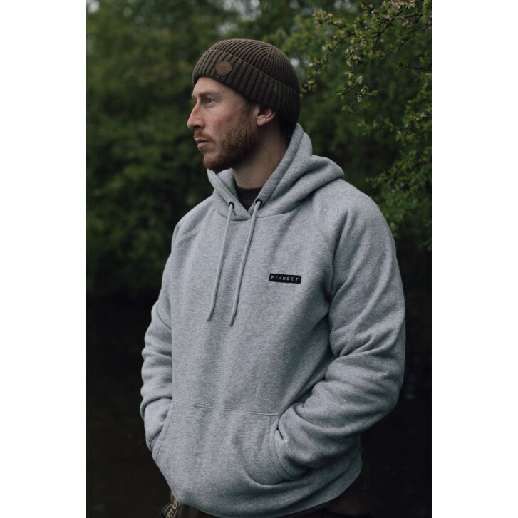 Korda Mindset Patch Hoodie | Heather Grey M