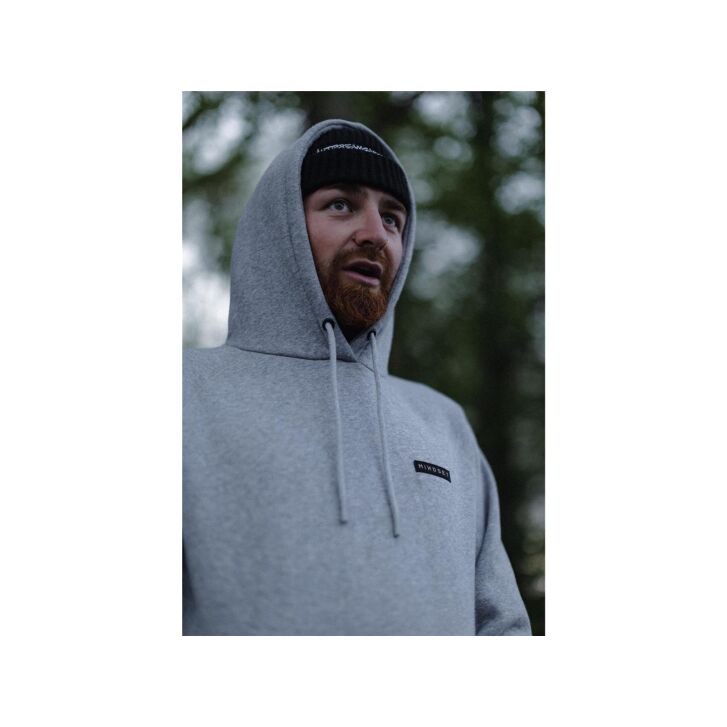 Korda Mindset Patch Hoodie | Heather Grey M