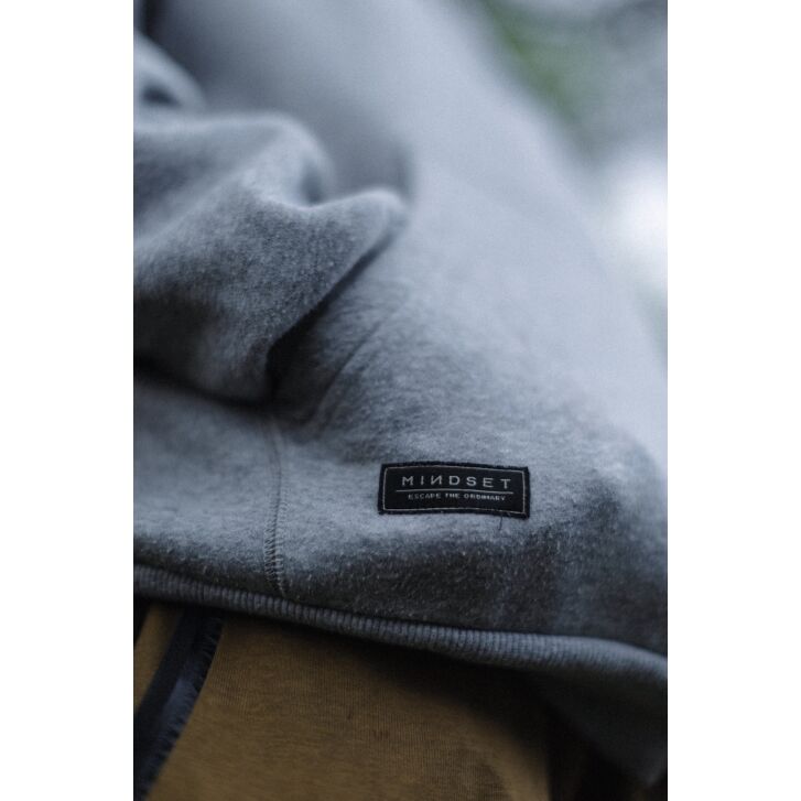 Korda Mindset Patch Hoodie | Heather Grey M