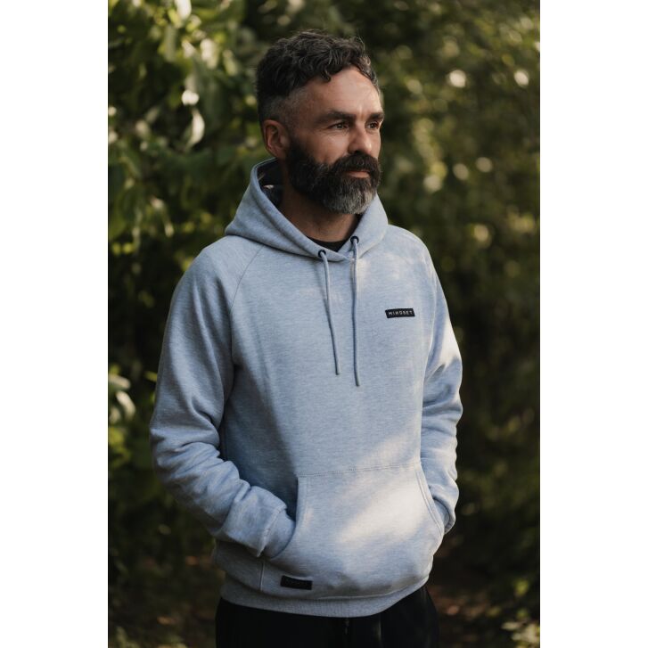 Korda Mindset Patch Hoodie | Heather Grey M