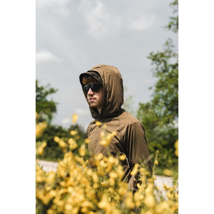 Korda UPF Hooded Top | Charcoal XL