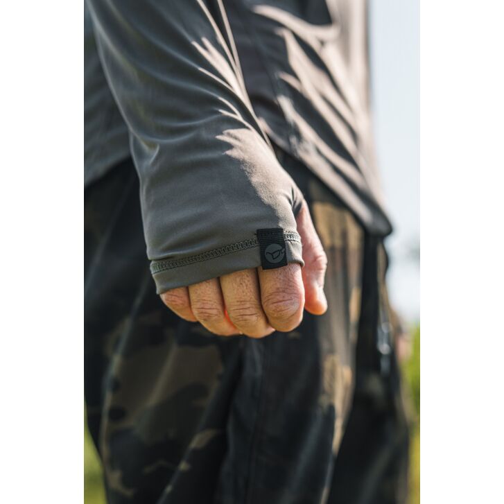 Korda UPF Hooded Top | Charcoal XL