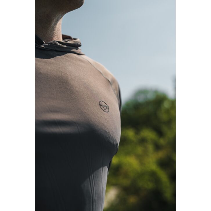 Korda UPF Hooded Top | Charcoal XL