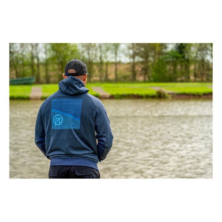 Preston Navy Tide Zip Hoodie