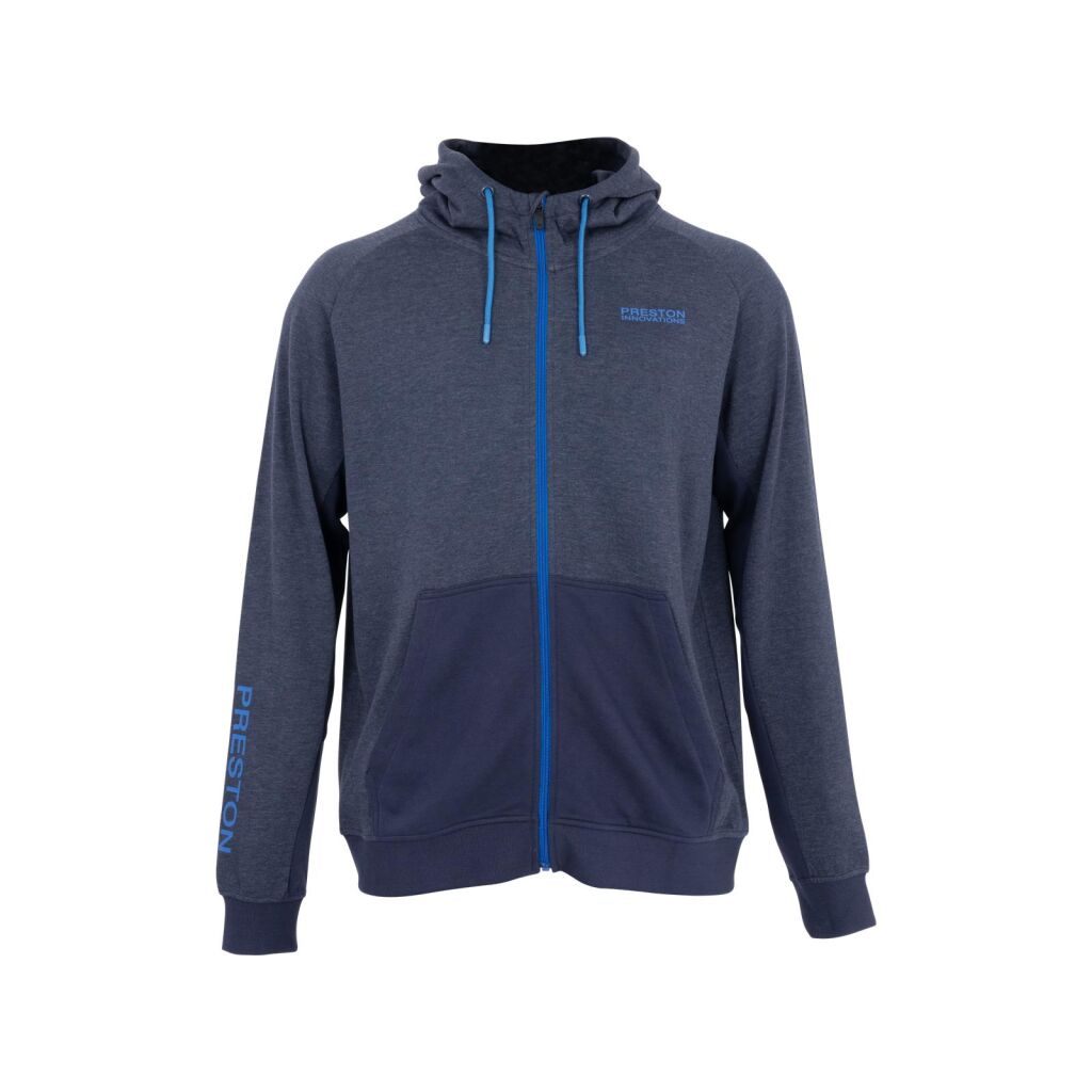 Preston Navy Tide Zip Hoodie - 3XL | Feeder & Match Bekleidung | Pullover