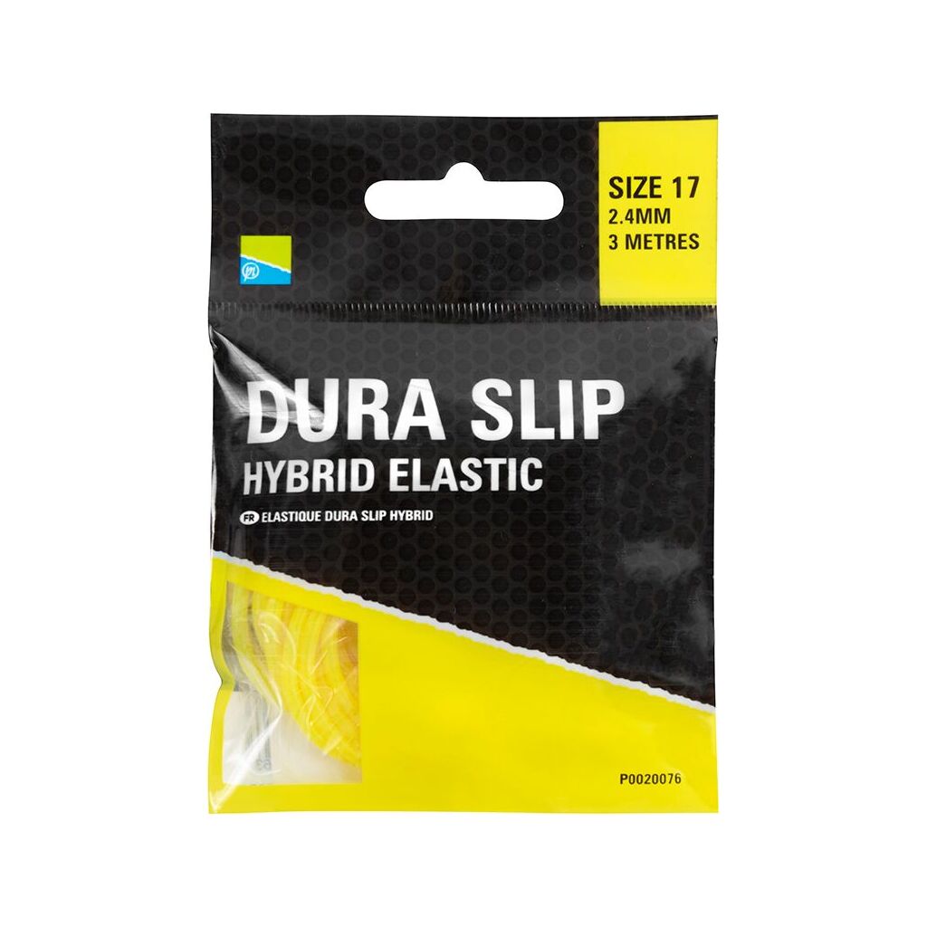 Preston Dura Slip Hybrid Elastic - Size 17 Yellow