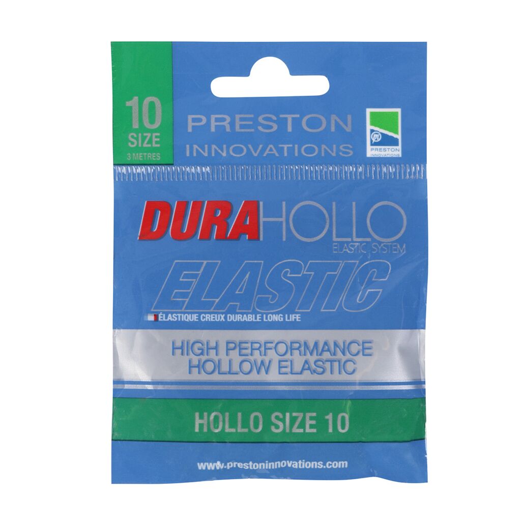 Preston Dura Hollo Elastic Size 10