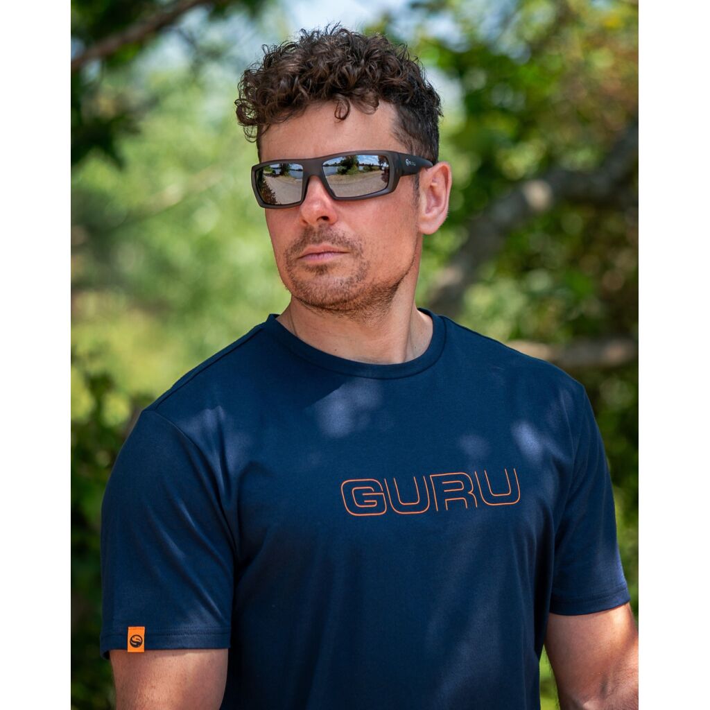 Guru Glitch Tee | Navy XS