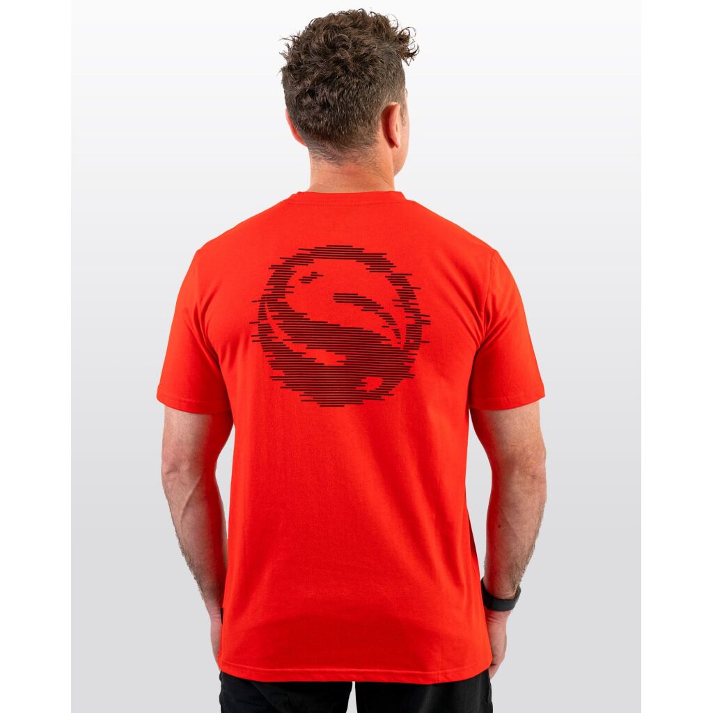 Guru Glitch Tee | Red L