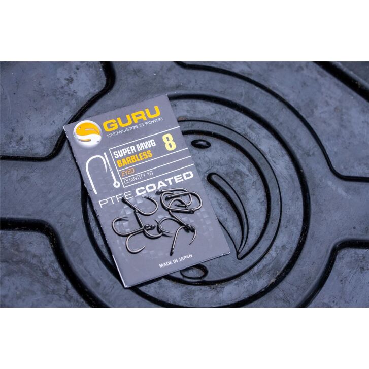 Guru Super MWG Hook Size 8 (Barbless/Eyed)