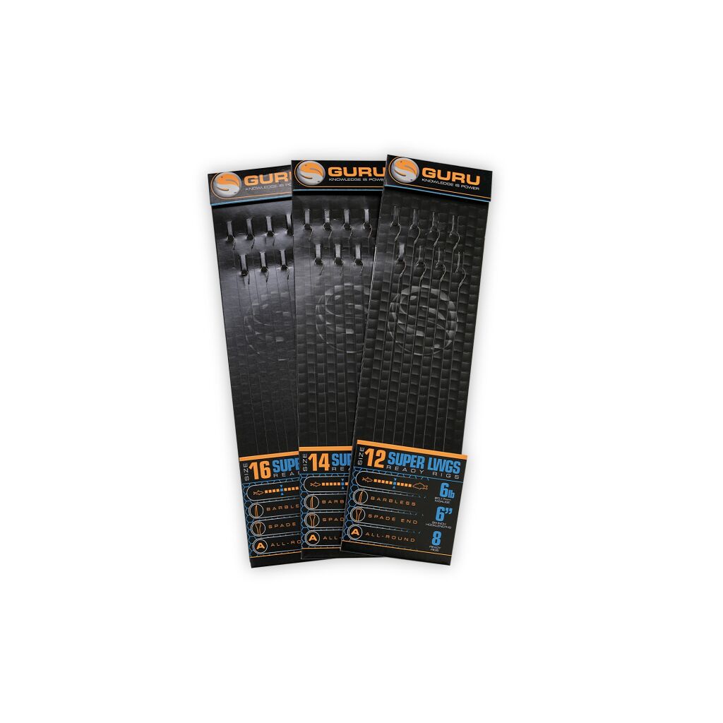 Guru Super LWGS Pole Rigs 6" | 16 (0.15mm)