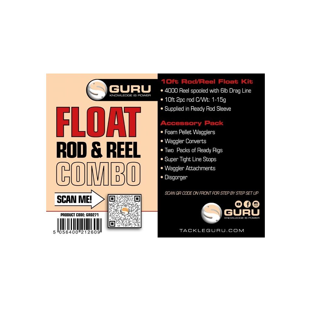 Guru 10' Float Rod & Reel Combo