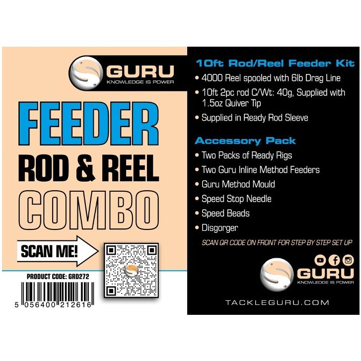 Guru 10 Feeder Rod & Reel Combo