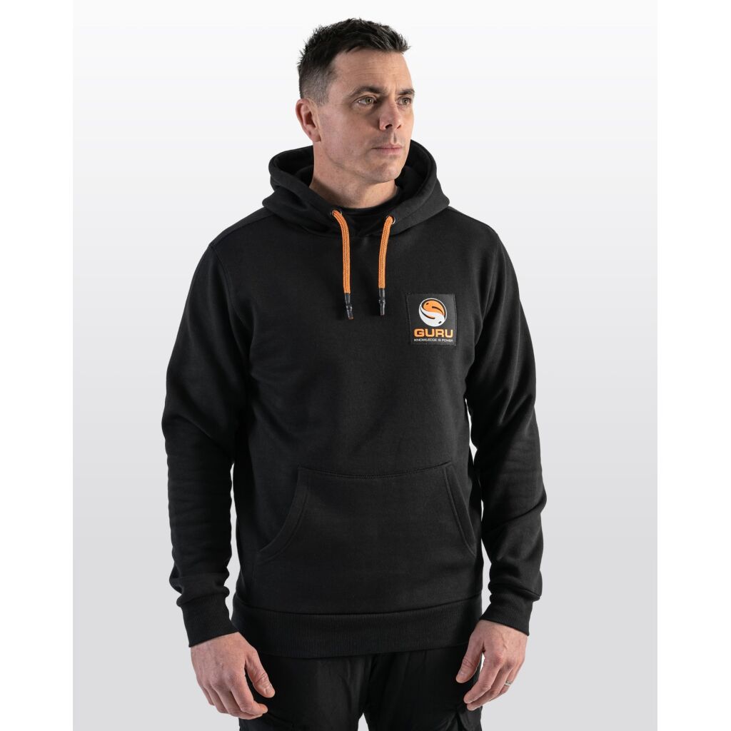 Guru Black Patch Hoodie L