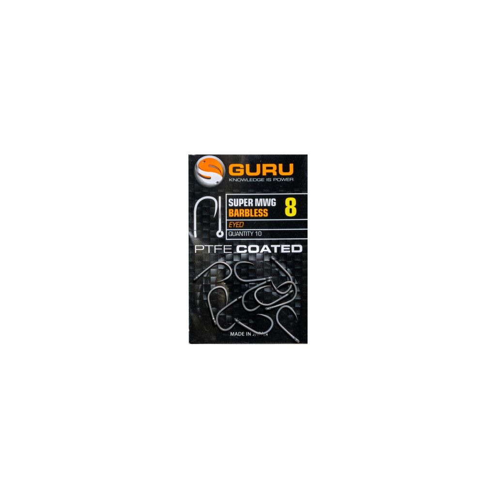 Guru Super MWG Hook Size 12 (Barbless/Eyed)