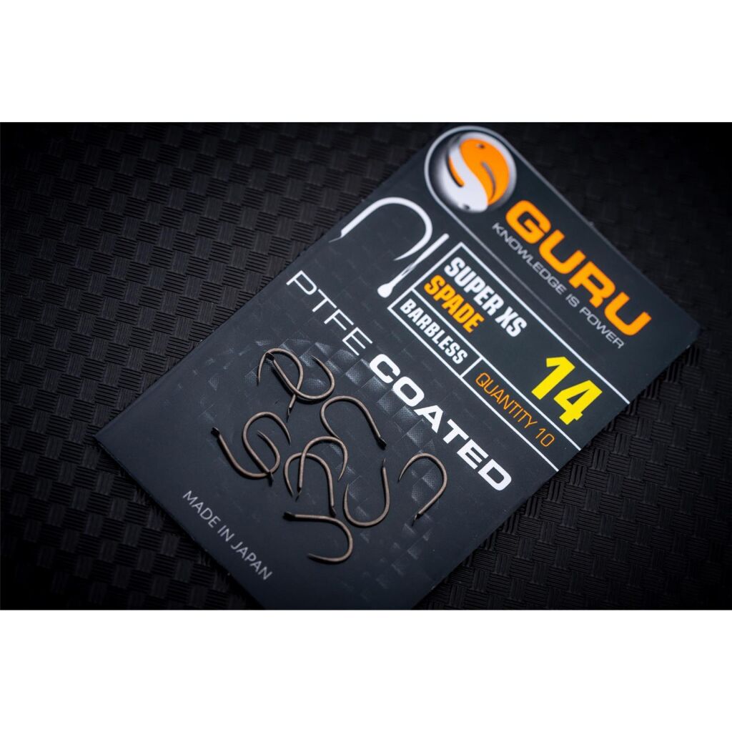 Guru Super XS Hook size 12 (Barbless/Spade End)