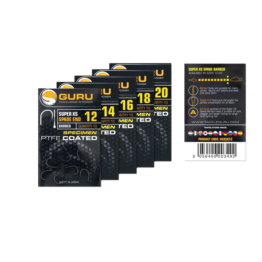Guru Super XS Size 16(Spade/Barbed)