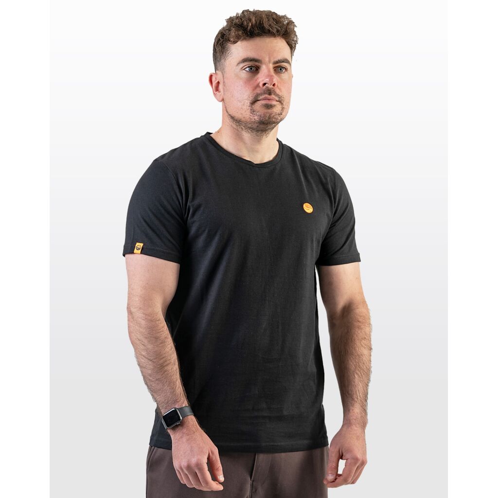 Guru Gradient Logo Tee Black