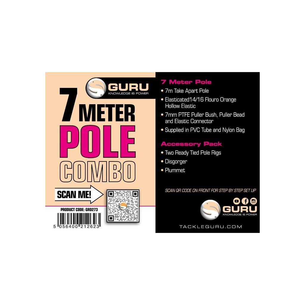 Guru Guru 7000XS 7.0m Pole Combo