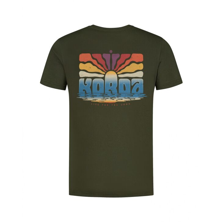 Korda Dawn Vibes Tee | Dark Olive XXL