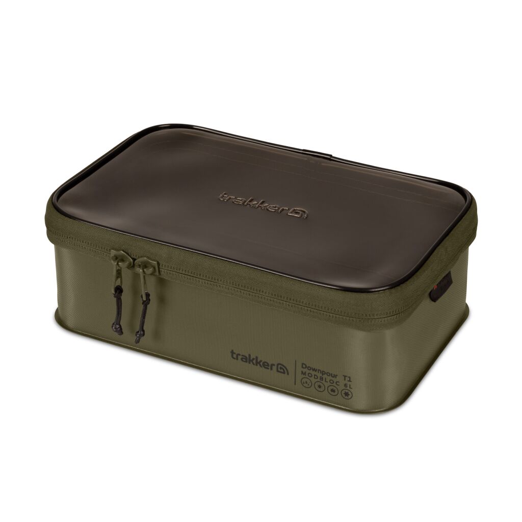 Trakker Downpour T1 Modbloc L (6L) - Green | Asseccoire tas / Toebehoren