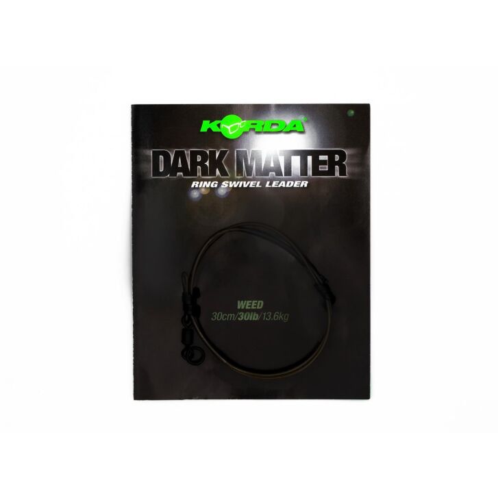 Korda Dark Matter Leader Ring Swivel 30lb 30cm