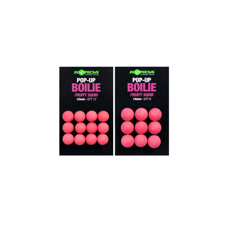 Korda Pop Up Boilie Fruity Squid Pink | 12mm