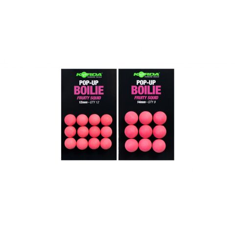 Korda Pop Up Boilie Fruity Squid Pink | 12mm