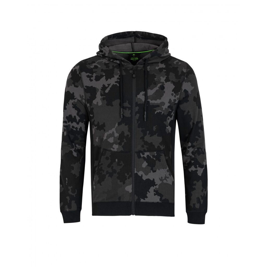 Korda Zip Hoodie | Black Kamo XL | Jassen | Vesten