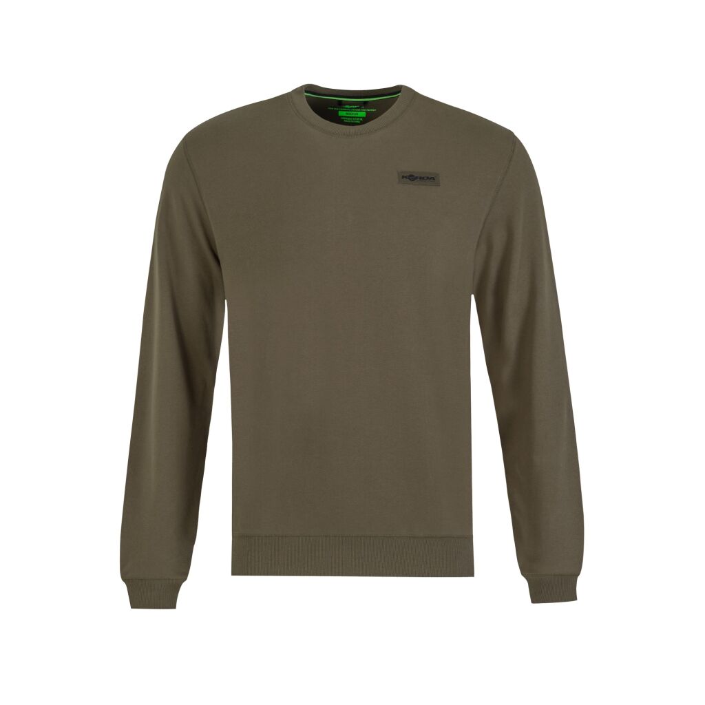 Korda Patch Crewneck | Dark Olive S