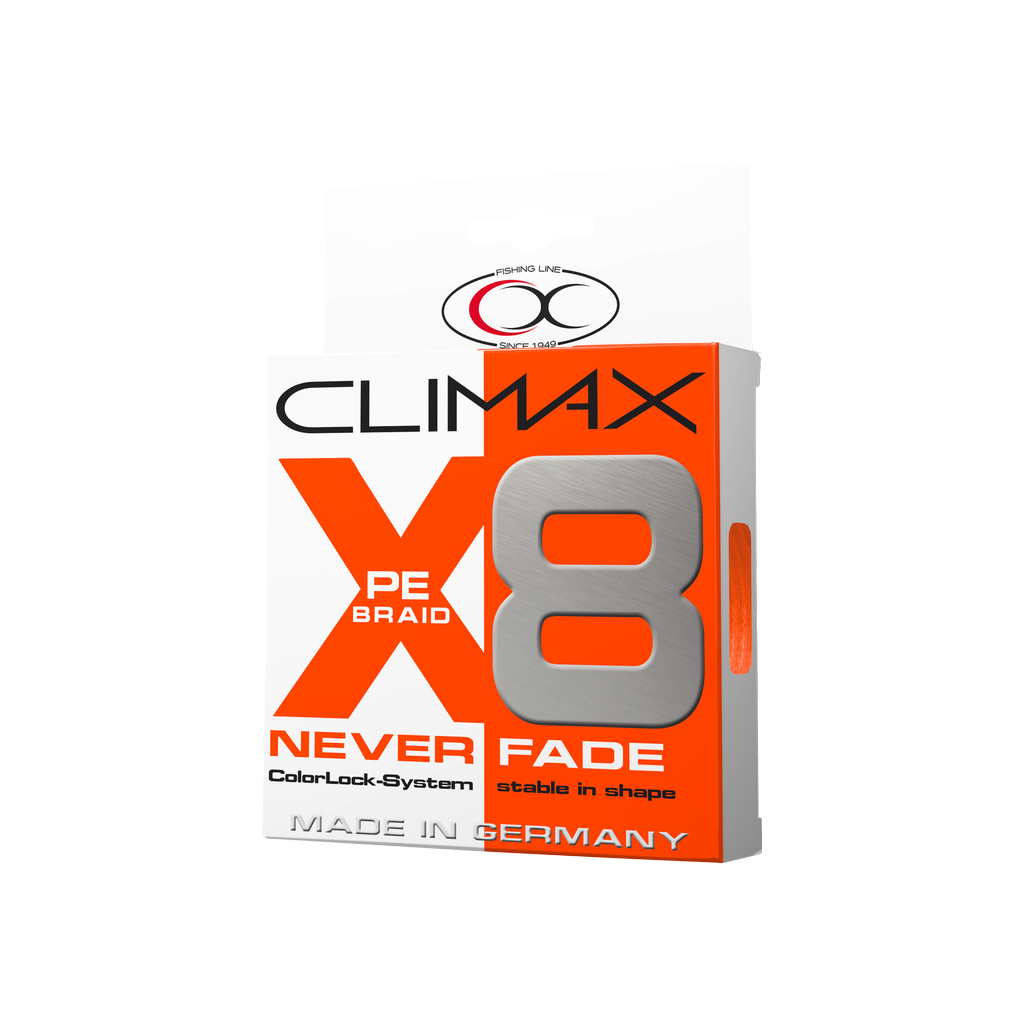 Climax X8 Neverfade hi-vis orange 135m